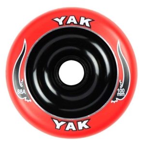 Yak Classic Aluminium 100Mm 88A Red/Black Wheel