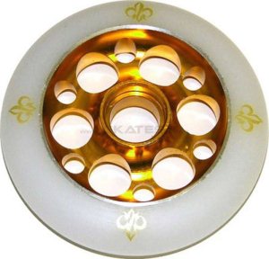 Yak Fleur De Yak 100Mm Gold White Metal Wheel