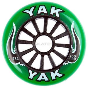 Yak High Rebound 100Mm 78A Green Black Wheel