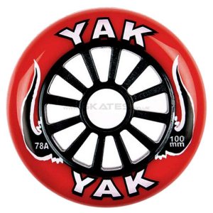 Yak High Rebound 100Mm 78A Red Black Wheel