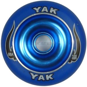 Yak Scat Aluminium Hub 100Mm 88A Blue Wheel