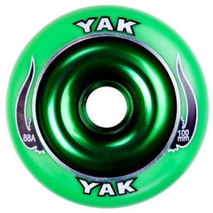 Yak Scat Aluminium Hub 100Mm 88A Green Wheel