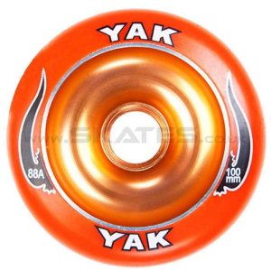 Yak Scat Aluminium Hub 100Mm 88A Orange Wheel