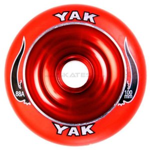 Yak Scat Aluminium Hub 100Mm 88A Red Wheel