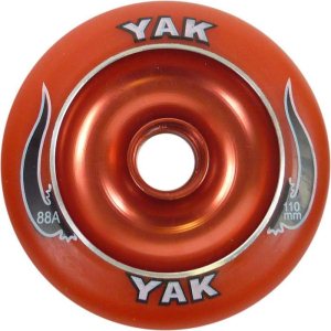 Yak Scat Aluminium Hub 110Mm 88A Red Wheel
